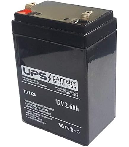 Amazon.com: UPSBatteryCenter® 12V 2.6Ah Sealed Lead Acid